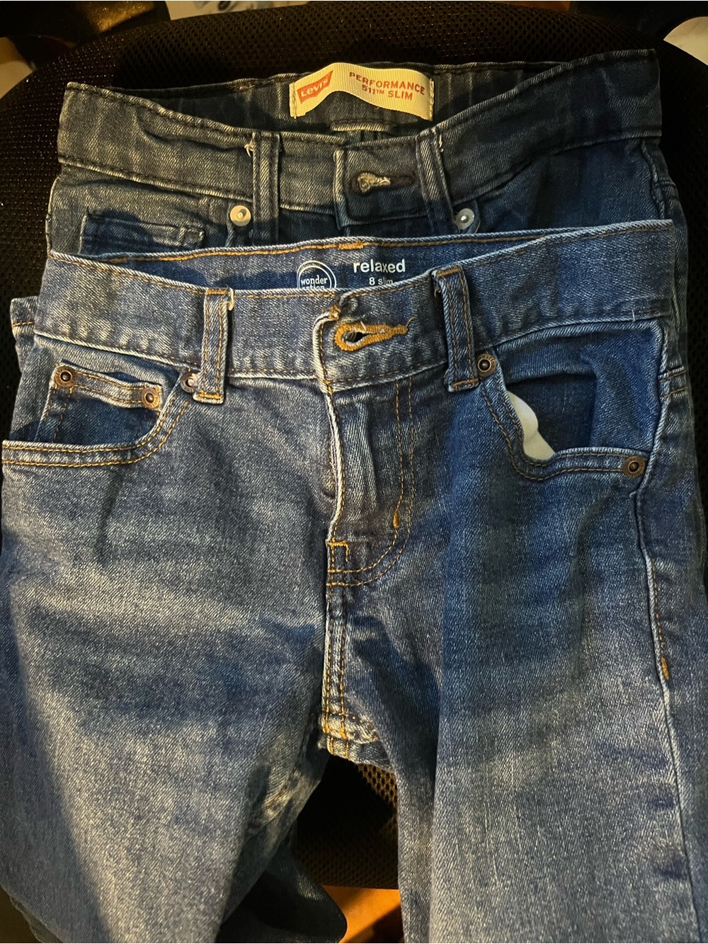 Levi's Kids Blue Relaxed Jeans - Medium Wash